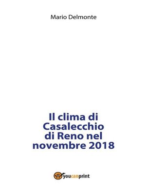 cover image of Il clima di Casalecchio di Reno nel novembre 2018